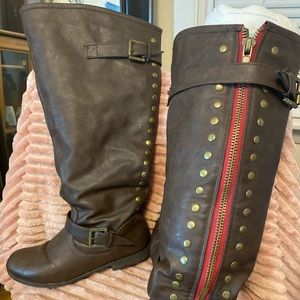 Journee collection wide calf boots size 9